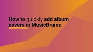 How to quickly add album covers to MusicBrainz (script)