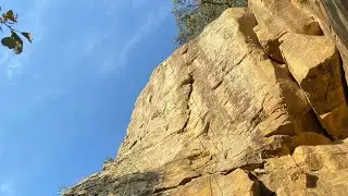 Top Rope Soloing “FlagStone” 5.11a | Sunset Rock (Setup Included)