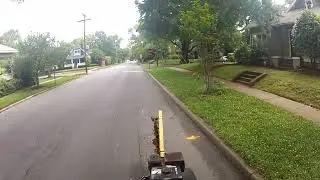 how fast do we trench  - slower than a jogger!