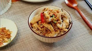 chicken mushroom stir fry, stir fry chicken with mushroom Chinese recipe