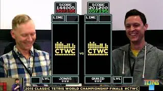 2015 Final - Jonas Neubauer vs Sean Ritchie - Classic Tetris World Championship 2015