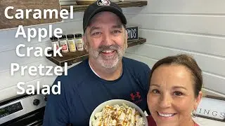 Caramel Apple Crack Pretzel Salad | quick and easy dessert that will wow your family