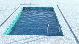 How to Make Swimming Pool in 3ds Max Tutorial part 2