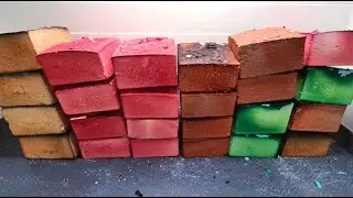 Colourful Homemade Gym Chalk Blocks