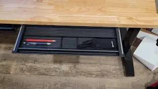 Mount-It! stand up desk undermount drawer