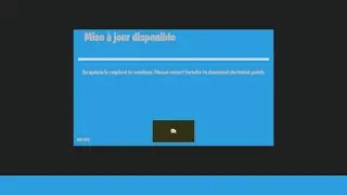 An update is required to continue. Please restart fortnite to download the latest patch : Fortnite