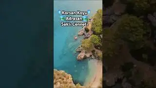 Korsan Koyu'nun büyüleyici güzelliği #Adrasan #KorsanKoyu #AdrasanPlajı #GizliCennet #Antalya