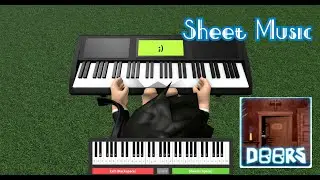 DOORS Elevator JAM OST (sheet music - hard to easy) || Roblox Piano