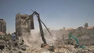 תיעוד טיים לאפס (time lapse) הריסת רשות השידור - טלאור כראדי