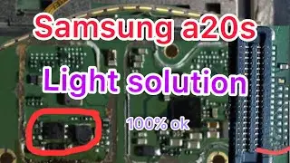Samsung A20s Light Solution|SM-A207F Light Solution|a20s Display method|a207f Light Ways|a20s displa