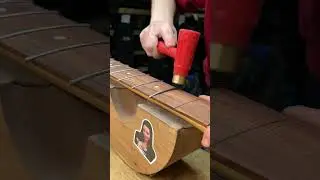 Refret standart frets with steel wire