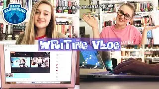 I'm writing a YA FANTASY NOVEL // Camp Nanowrimo Week 2 Vlog
