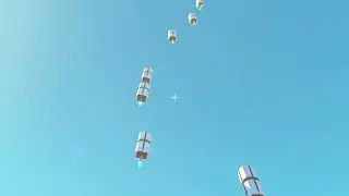 SpaceX auto-landing, thrust-vectored rocket using math blocks  - Scrap Mechanic Gameplay