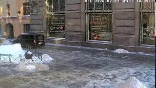 LIVE St. Petersburg Malaya Sadovaya str. Малая Садовая улица и фонтан Шар Санкт-Петербург онлайн