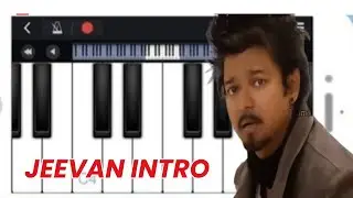 GOAT - Ilayathalapathy /Jeevan Intro Bgm | Easy Piano Tutorial | Thalapathy Vijay | Yuvan