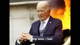 Joe Biden is sitting on a burning chair!? Trump must be so happy #biden #funny #trump #bbc