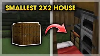 I Built The SMALLEST 2x2 Survival House In Minecraft! 🕹️