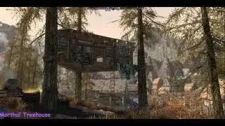 Morthal Treehouse - Skyrim Special Edition House Mod
