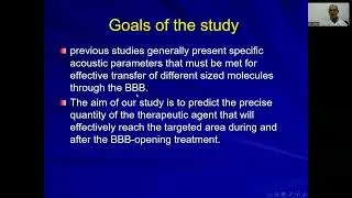 Michael Plaksin: Drug Concentration Can Be Predicted by MRI during BBB Opening Treatments