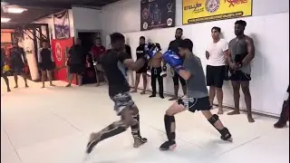 Lighter Weight-Class Sparring! (Kickboxing + Takedowns)