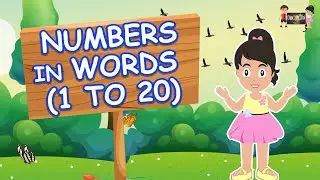 Numbers in words 1 TO 20 | Counting numbers | KooBoo | 1 to 20 Numbers | English Kids Learning