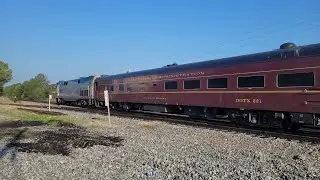 FRA Private car on Amtrak! Ex BN hopper & more!
