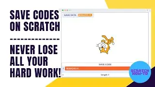 How To Make Save Codes on Scratch