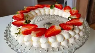 From such a Pavlova cake🥰 Guest Delight Guaranteed! ✅