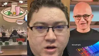 CONVEYOR BELT HOT POT, MICROSOFT IGNITE, AND CUTE BUNNY - camknows Vlog