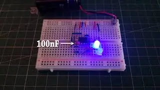 Wechselblinker mit dem NE555 IC