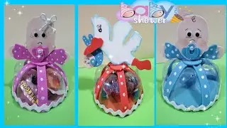 Lindos dulceros con garrafa pet y foamy