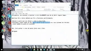 Resolvendo erro 0xc000007b/ Funcional 2016