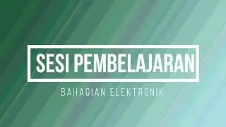 Aktiviti Bahagian Elektronik 2019