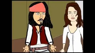 Johnny Depp Pirates Parody - Pirates of the Caribbean (collab with GagaManMusic)