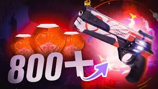 I used over 800+ Crucible Engrams for this Hand cannon.. (Finally)