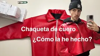 CHAQUETA DE CUERO | Proceso completo | Paoch Clothes