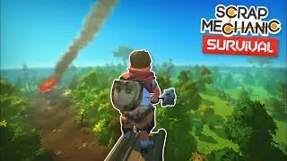 ВЫЖИВАНИЕ №4!!! ЭТО ПРОГРЕСС!!! ПОСТРОИЛ РАЗДЕВАЛКУ, МАШИНУ, ОГОРОД!!! Scrap Mechanic !!!