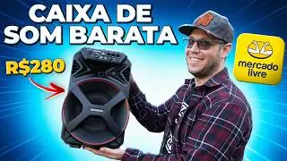 TESTING A CHEAP SPEAKER FROM MERCADO LIVRE! 250W? IS THE MONDIAL CM250 SPEAKER WORTH IT?