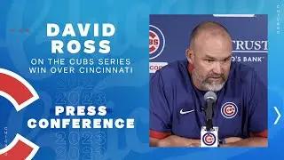 “We answer right back. Here we come.” | David Ross on Tonight’s Series Win Over Reds