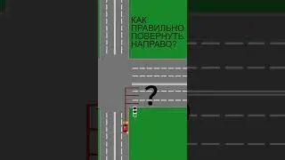 Как правильно повернуть направо? 
