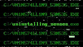 Uninstalling Senses (Official Music Visualiser)