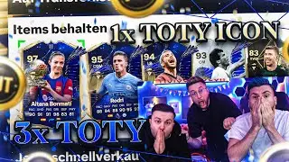 OMG!! Ich bin REICH 💸❤️ KRANKE TOTY ICON & 3x TOTY GEZOGEN 🔥 EA FC 24 Pack Opening