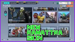 NEW NECROMANCER RAMATTRA SKIN!!!! OW2 S3