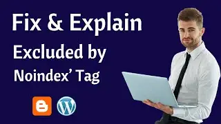 How To Fix Excluded by ‘Noindex’ Tag | Google Search Console | Blogger/WordPress