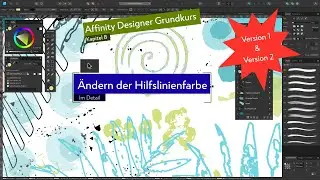 Affinity Designer Neu in Version 2.2 - Kapitel 8 - Ändern der Hilfslinienfarbe