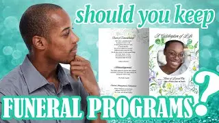 Should You Keep Funeral Programs?