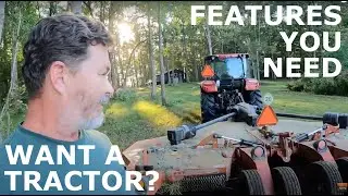 TRACTOR FEATURES YOU NEED & Cutting FEILDS!