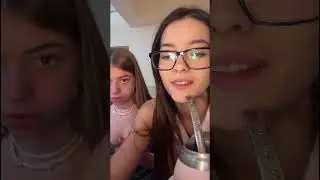 routine 🤩 two cute young girls