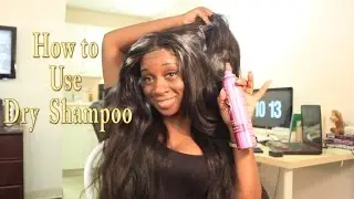 How to use Dry Shampoo/ AliExpress Hair
