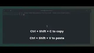 How to copy and paste in Linux terminal